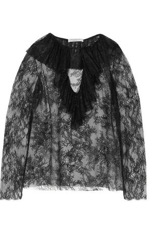 Philosophy di Lorenzo Serafini | Ruffled lace blouse | NET-A-PORTER.COM