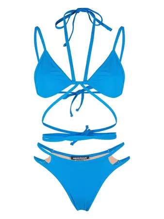 ANDREĀDAMO Strappy Bikini Set - Farfetch