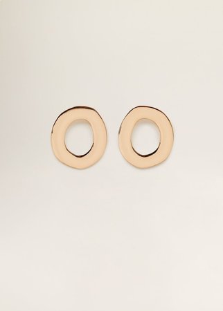 Geometric metal earrings - Women | MANGO USA
