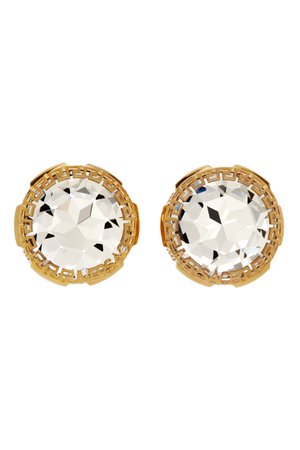 VERSACE

Gold Crystal Stud Earrings