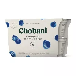 Chobani Strawberry On The Bottom Nonfat Greek Yogurt - 5.3oz/4pk : Target
