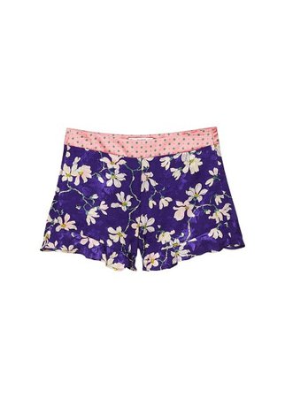MANGO Floral print shorts