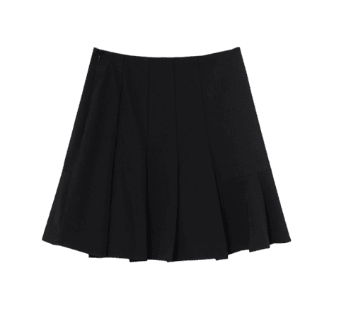 Handu Yishe 2020 summer new high waist pleated skirt college style temperament a-line skirt female EK9342