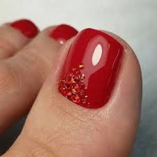 red painted toenails - Google Search