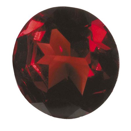 Garnet 2mm Round Faceted Stone, AA-Grade