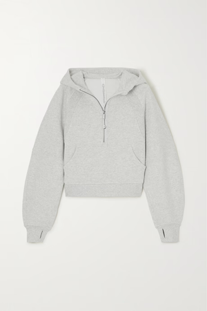 LULULEMON Scuba Half-Zip cotton-blend hoodie sweatshirt sweater jacket