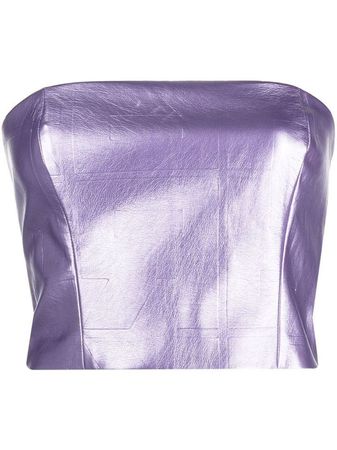 light purple metallic top