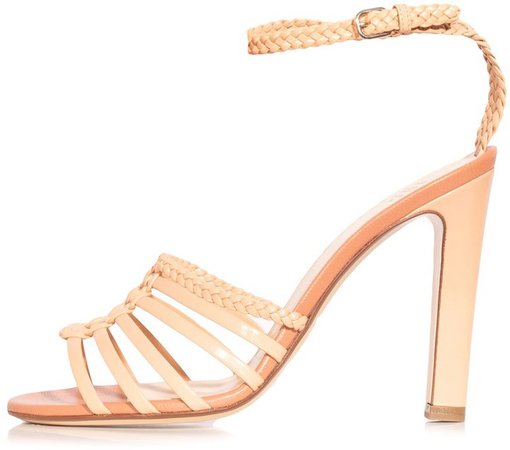 Ankle Strap Sandal in Nude