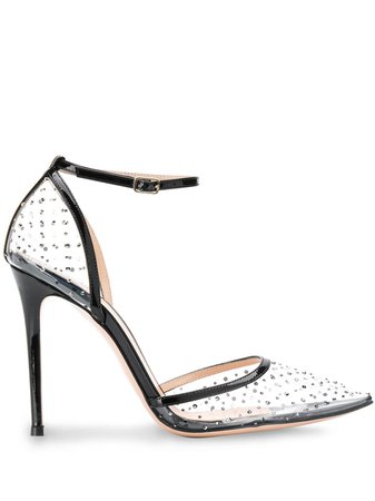 Gianvito Rossi Crystal Embellished Pumps - Farfetch