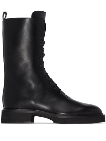 Khaite Conley combat boots black F1008722 - Farfetch