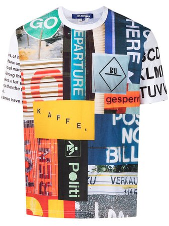 Junya Watanabe MAN collage print T-shirt multicolour WGT001051 - Farfetch