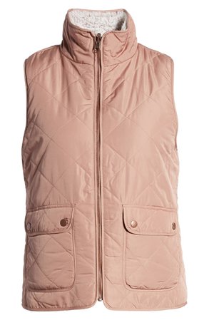 Thread & Supply Wubby Reversible Fleece Lined Quilted Vest | Nordstrom
