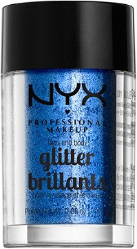 NYX Professional Makeup Face and Body Glitter - Blue
