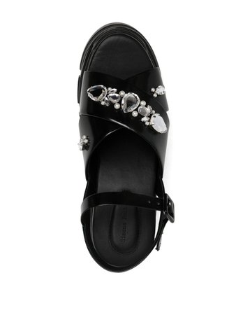 Simone Rocha crossover-strap Detail Sandals - Farfetch