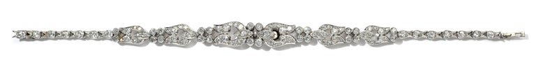 Art Deco Convertible Diamond Tiara in Platinum, Cased by Garrard For Sale at 1stdibs