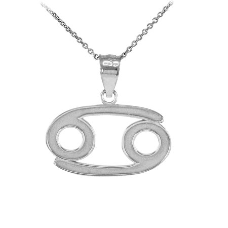 zodiac cancer symbol necklace