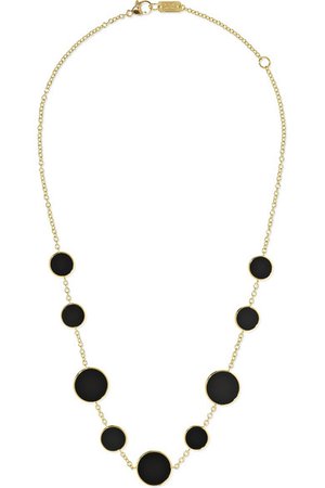 Ippolita | Polished Rock Candy 18-karat gold onyx necklace | NET-A-PORTER.COM