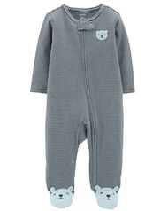 Baby Boy Firetruck Zip-Up Fleece Sleep & Play | Carters.com