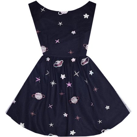 Out Of This World Hepburn Dress – Bonne Chance Collections