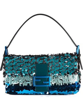 fendi blue sparkling bag