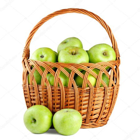 green apples in a basket - Google Search