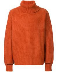 Unused Wool Turtleneck Sweater in Yellow & Orange (Orange) for Men - Lyst