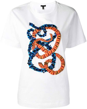 snake printed T-shirt
