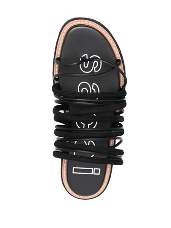 Sacai Strappy Slide Sandals - Farfetch