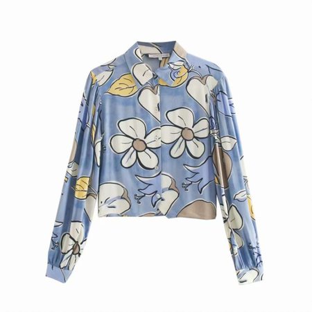 Bold Floral Print Shirt – Mary Cheffer
