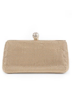 Gold Mesh Glam Clutch by Whiting & Davis for $20 | Rent the Runway