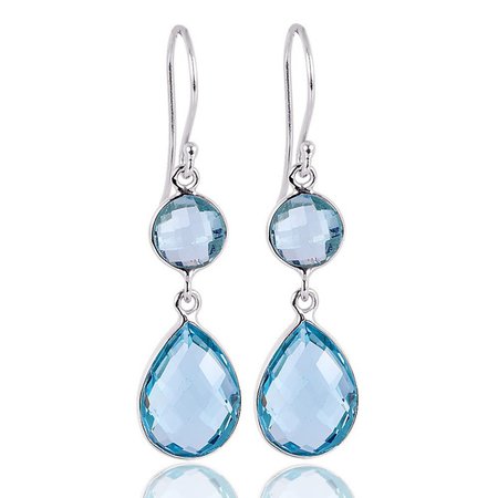 aqua blue earrings - Google Search