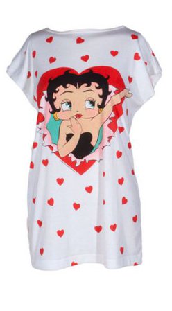 1980s Betty Boop Sleeveless Night Shirt: Ballyhoovintage.com