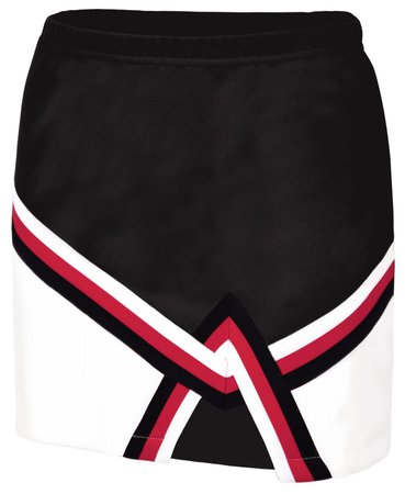 black and red cheer skirt