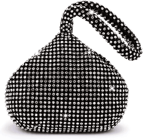 studded purse silver purse