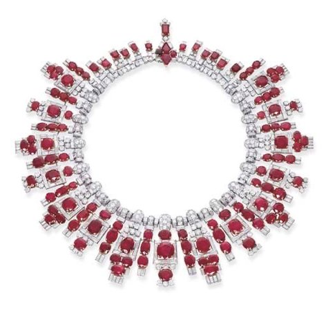 Cartier Ruby Necklace