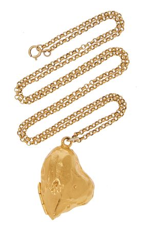 The Flame Of Desire 24k Gold-Plated Locket Necklace By Alighieri | Moda Operandi