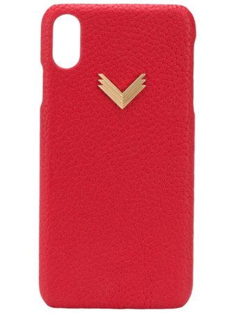 Manokhi x Velante iPhone XS Max case red AW20HUSATELPIELEGRANIPHONEXSMAXRED01PGAIXSMREDMANO252 - Farfetch