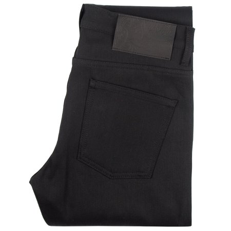 Naked and Famous Solid Black Selvedge