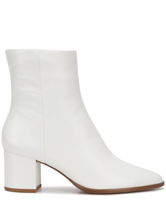 Alexandre Birman Pointed Ankle Boots B3504300020004 White | Farfetch