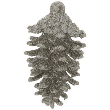 Silver Glitter Pinecone Ornaments | Hobby Lobby | 5325527