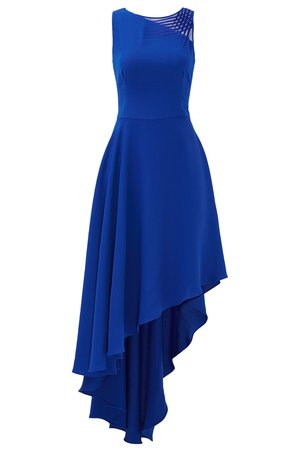 Halston Indigo Lavell Gown Blue