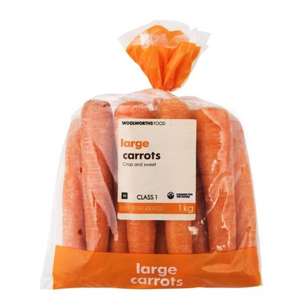 Large Carrots 1Kg | Woolworths.co.za