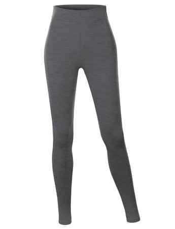 LE3NO Womens Cotton Jersey High Waist Fold Over Ankle Length Yoga Legging Pants | LE3NO grey