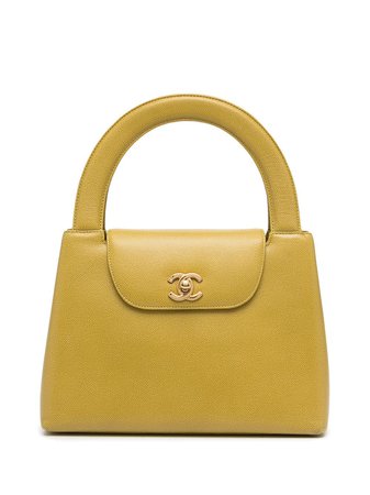 Chanel Pre-Owned 1998 CC Turn-lock Handbag - Farfetch