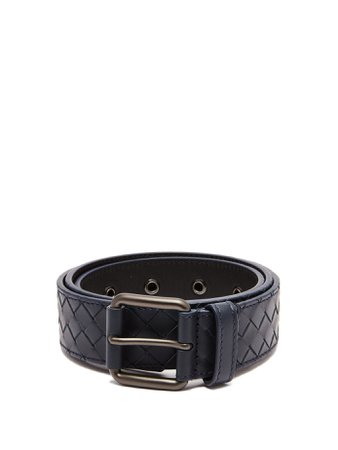 Intrecciato leather belt | Bottega Veneta | MATCHESFASHION.COM UK