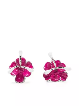 Marni flower-charm Earrings - Farfetch