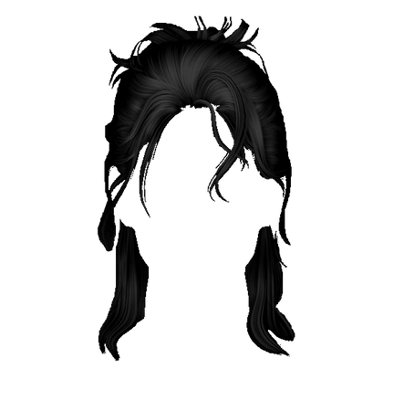 Hezeh Hair No. 16 | Sims Alpha CC Black (Dei5 edit)