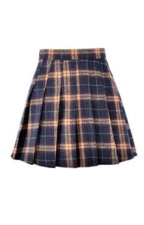 plaid skirt