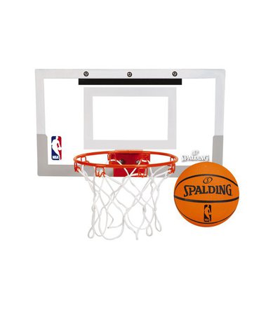 Spalding NBA Slam Jam® Over-the-Door Mini Basketball Hoop | Spalding