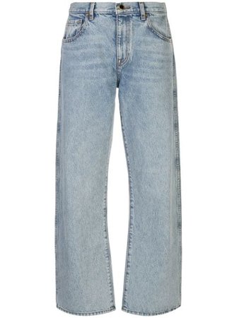 Khaite Kerrie straight-leg jeans blue 1047050 - Farfetch